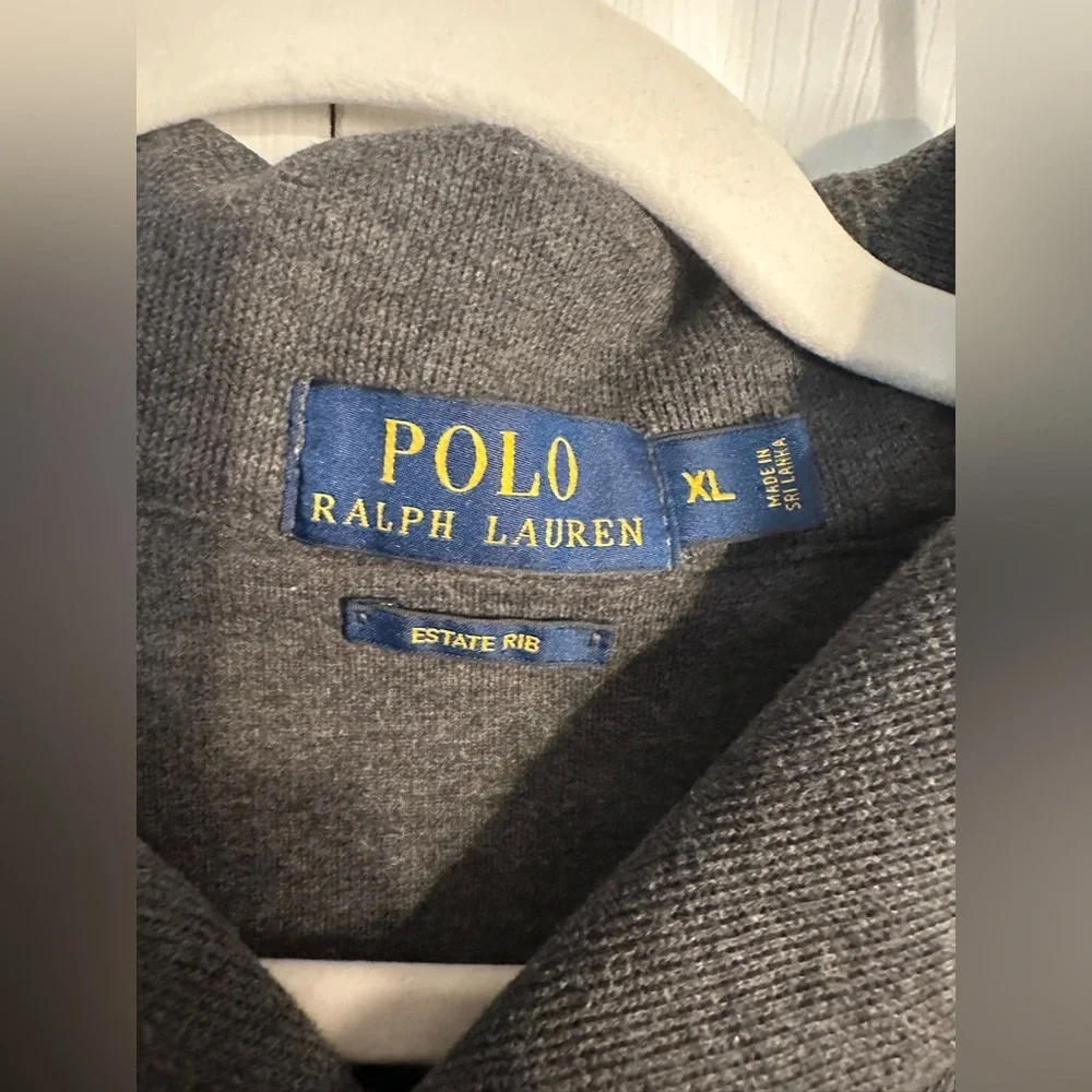 Polo Ralph Lauren Estate Ribbed Cardigan size XL gray